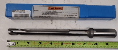 ALLIED MACHINE & ENG. 121126-585 SPECIAL HOLDER, 3/4IN FLANGED, 9-1/2IN OAL, 5-1/2IN FLUTE L. - MACHINE TOOLING
