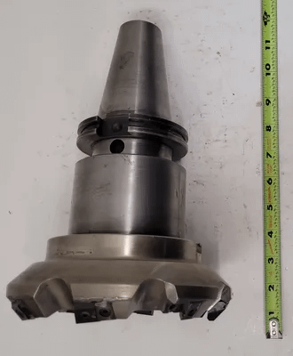 INGERSOLL SN2N-06A02 6" INDEXABLE FACE MILL W/ CAT 50 TAPER HOLDER - MACHINE TOOLING