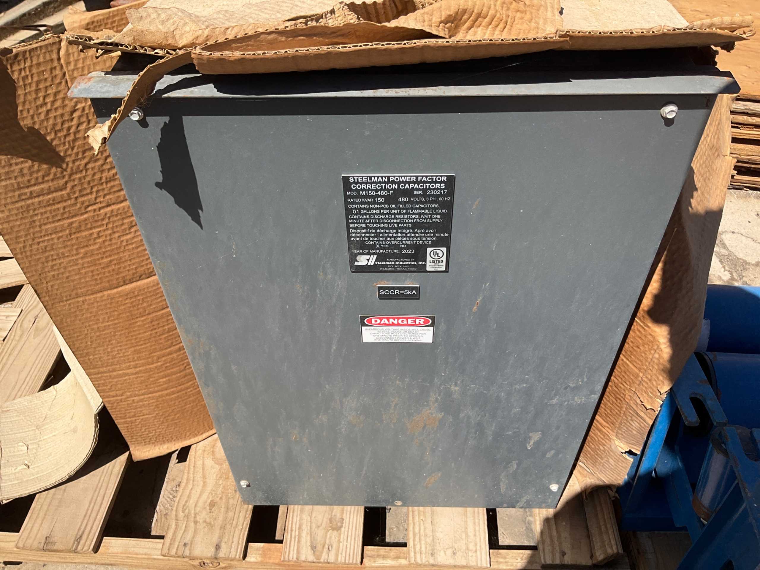 2023 STEELMAN M150-480-F POWER FACTOR CORRECTION CAPACITORS - CAPACITORS