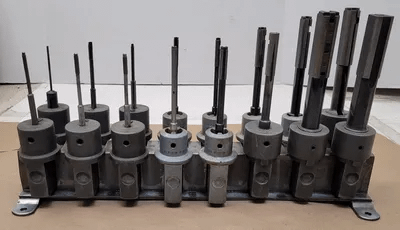 SUNNEN HONING MANDREL SET (16 MANDRELS) W/ RACK - MACHINE TOOLING
