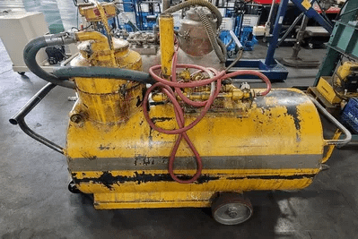 CECOR SA5-140PT SHARK AIR-OPERATED SUMP SUCKER, 140 GALLON TANK, F23 FILTER - CLEANING EQUIPMENT