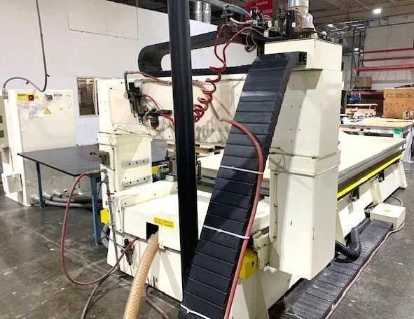 2004 THERMWOOD C53 3-AXIS CNC ROUTER, 60X144 TABLE, 10HP SPINDLE, QCORE CNC CONTROL - CNC ROUTERS