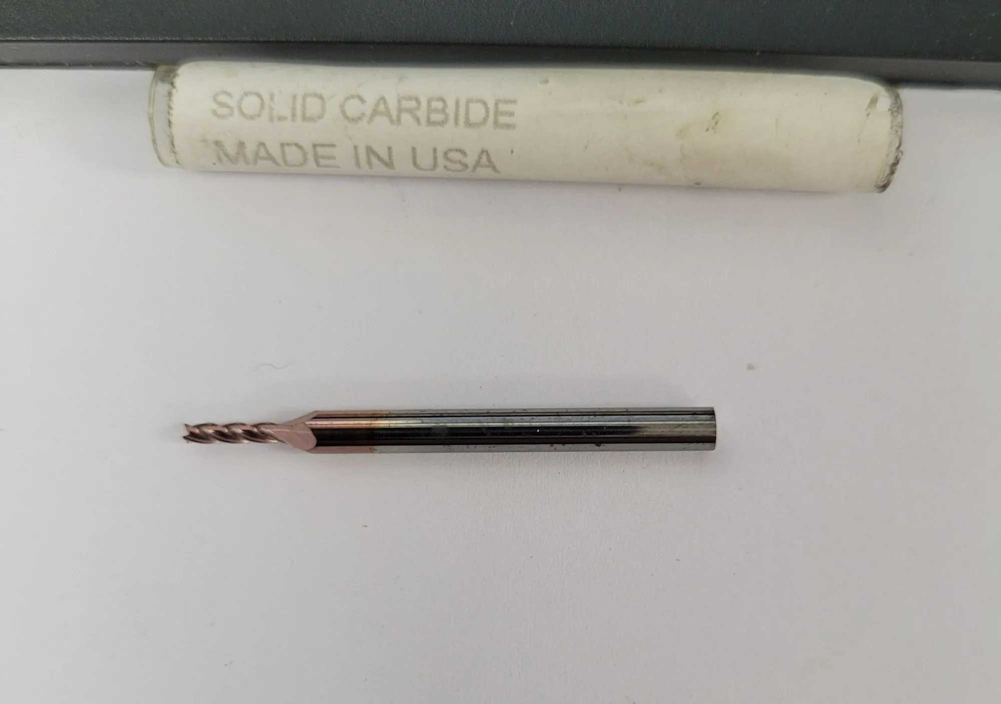 MONSTER TOOL 4FL 1/16" 4 FL SOLID CARBIDE END MILL TICN SET OF 12 - MACHINE TOOLING