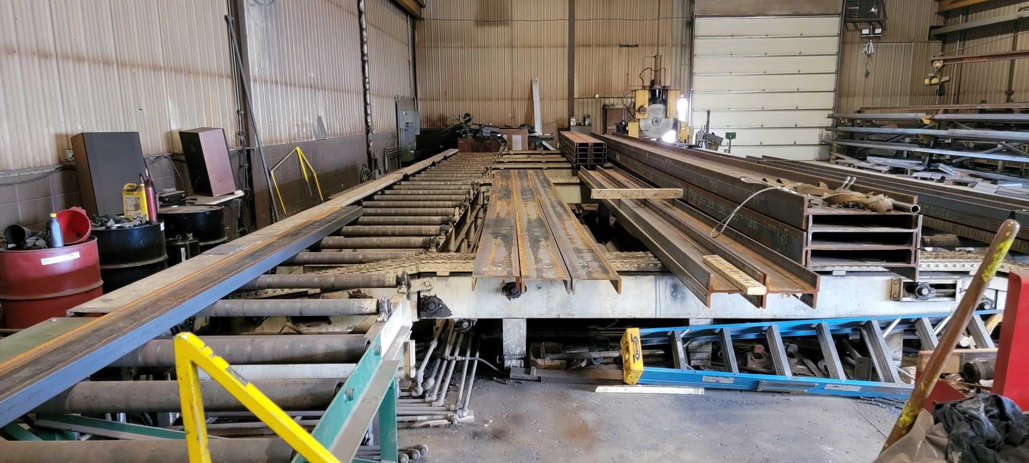 W.A. WHITNEY 5 BEAM PUNCH LINE, BEAM / DRILL LINES, 5 PUNCHING PRESSES, 30 FT WEB PRESS LENGTH - PUNCHING MACHINES