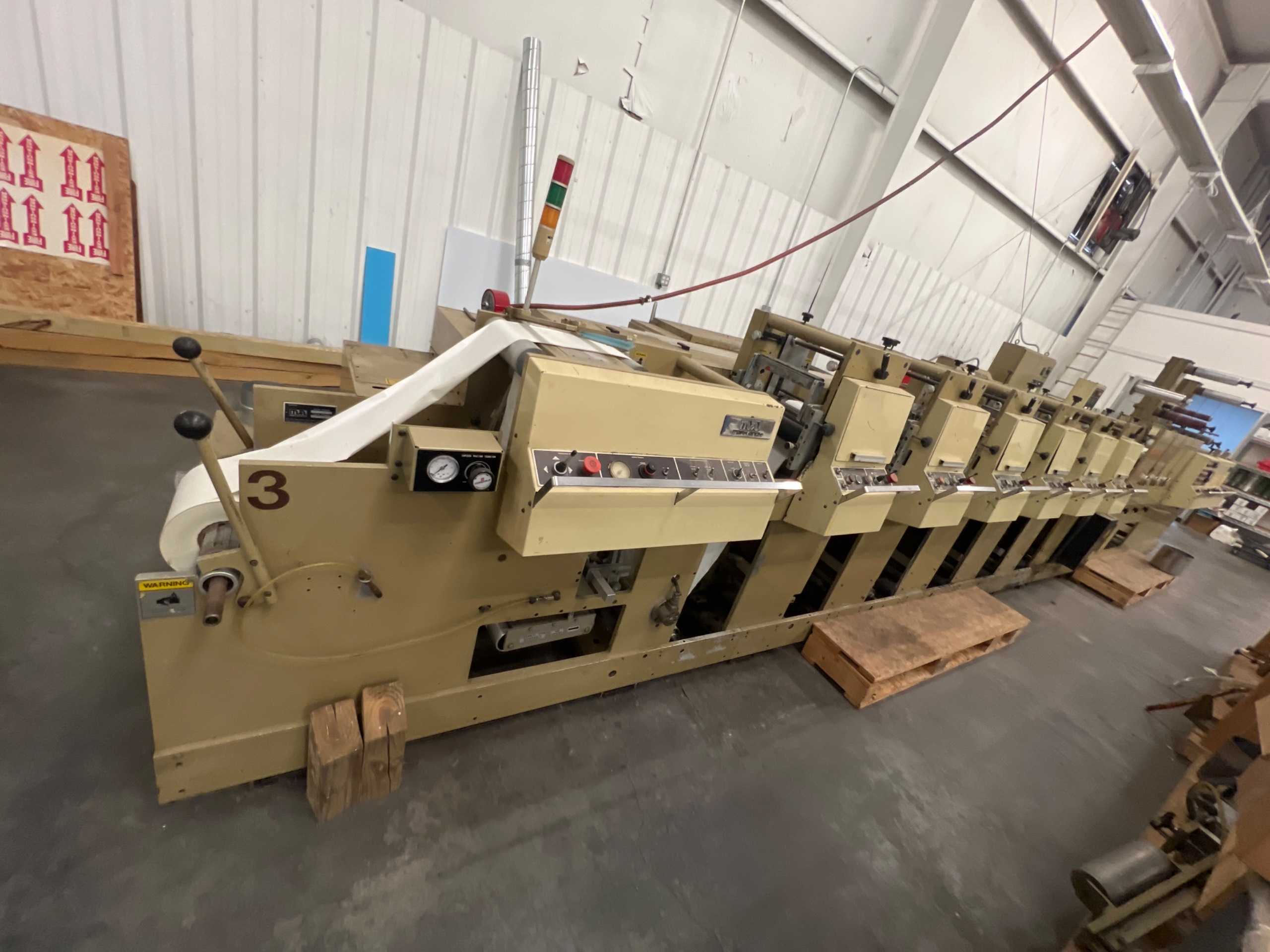 MARK ANDY INC 41268610Y-429 FLEXOGRAPHIC LABEL PRINTING PRESS - PRINTING