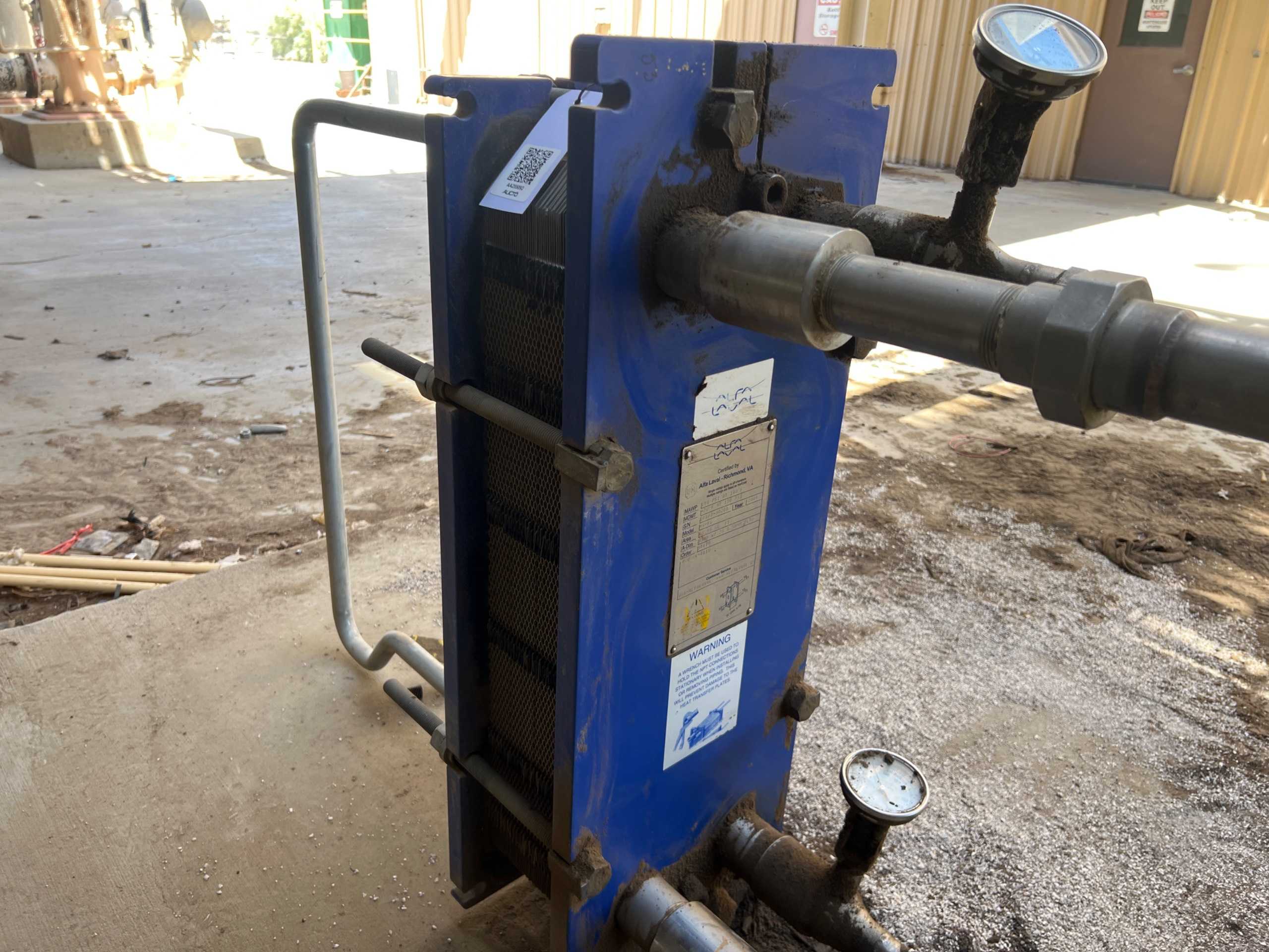 2004 ALFA LAVAL M6-FG PLATE HEAT EXCHANGER - PLATE HEAT EXCHANGER