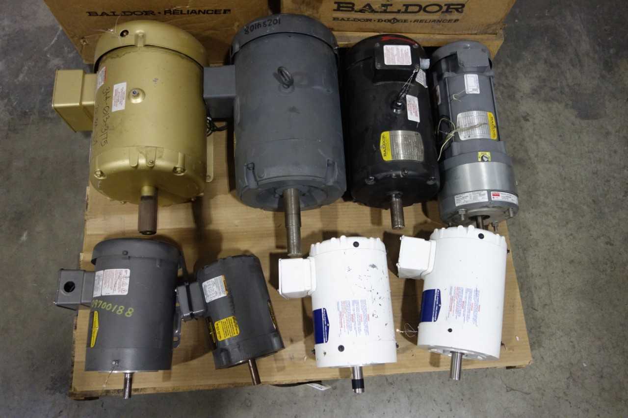 SKU 1074647 - PALLET OF ASSORTED BALDOR ELECTRIC MOTORS - ELECTRIC MOTORS