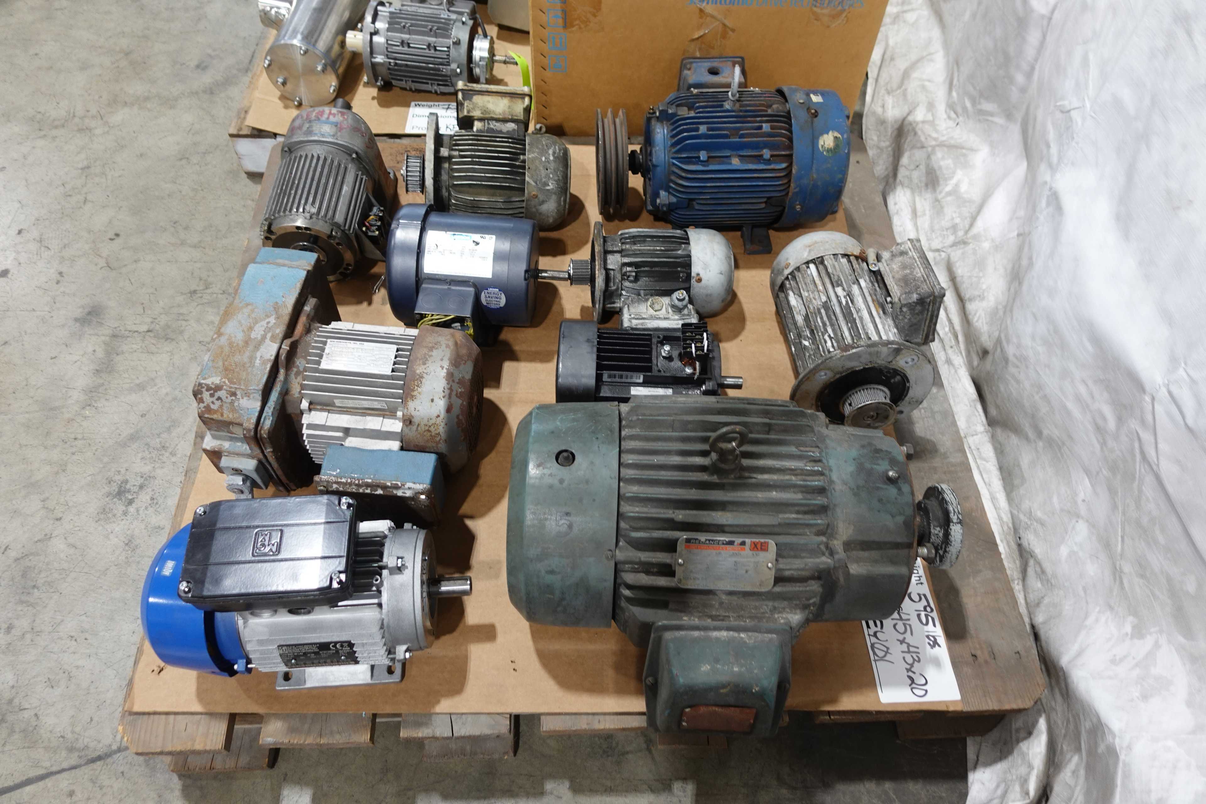 2 PALLETS OF ASSORTED MOTORS - AC MOTOR