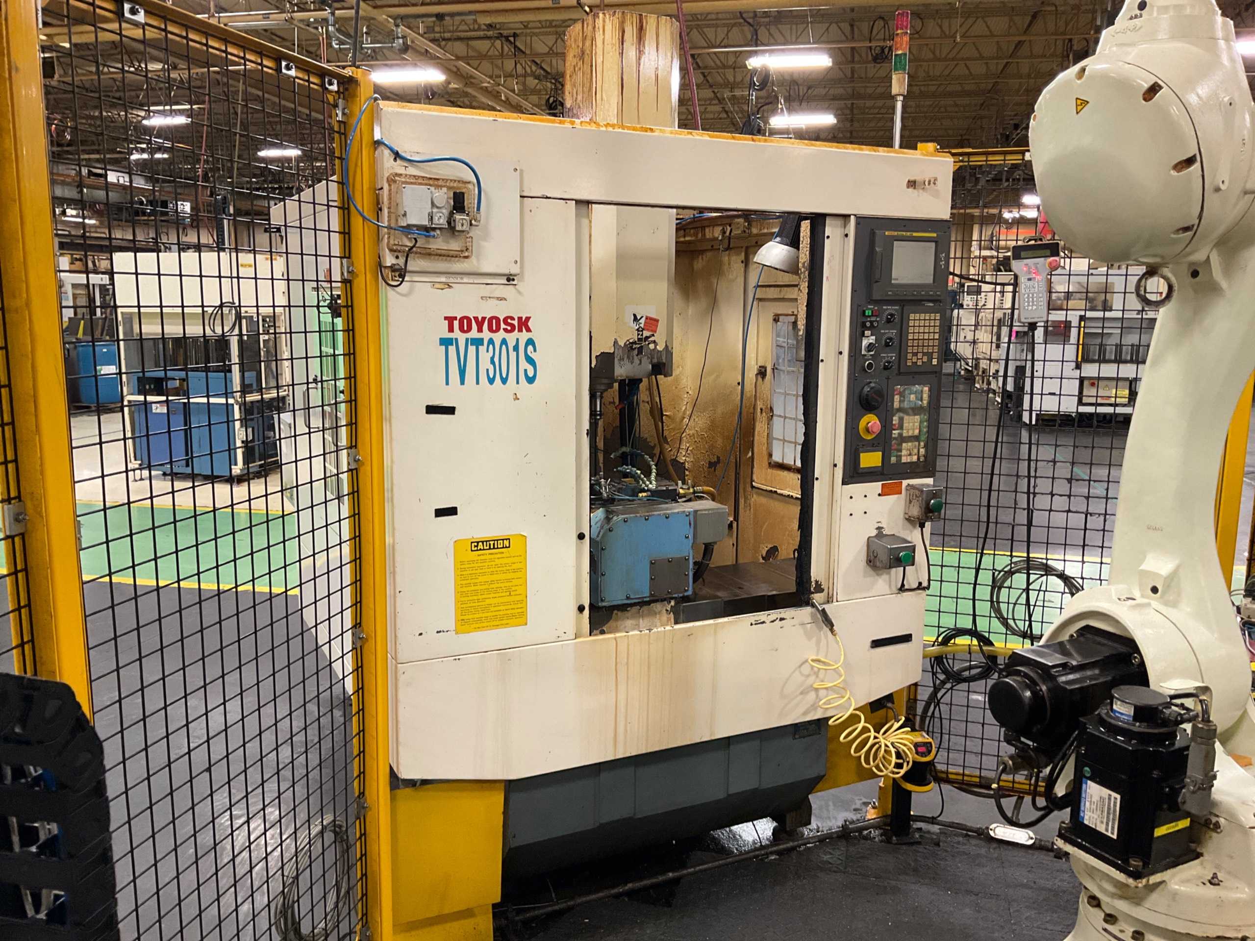 2003 TOYOSK TVT301S VERTICAL MACHINING CENTER - VERTICAL MACHINING CENTERS 2003 TOYOSK TVT301S VERTICAL MACHINING CENTER - VERTICAL MACHINING CENTERS