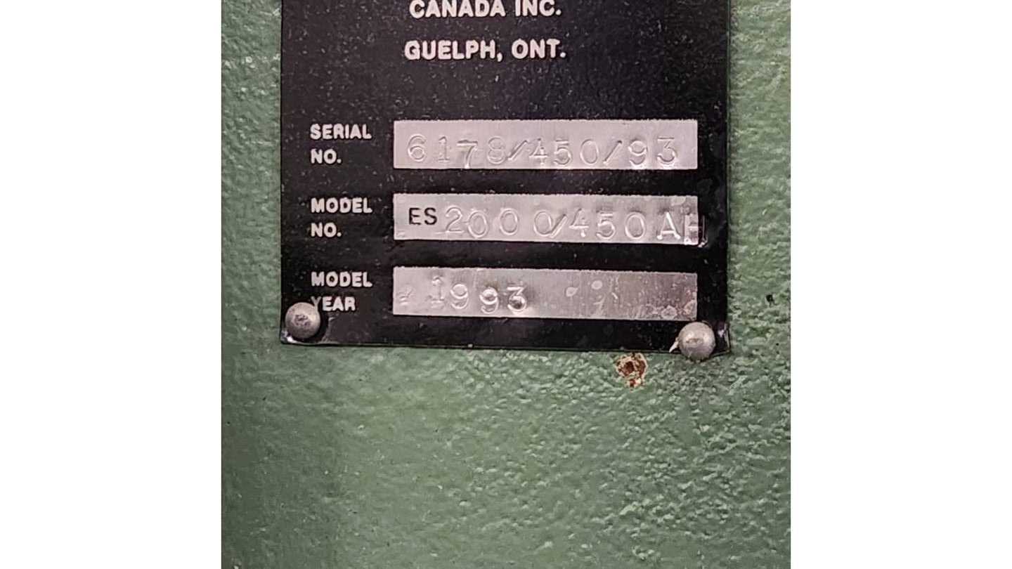 1993 ENGEL ES2000/450AH INJECTION MOLDING MACHINE - FOUNDRY MOLDING MACHINES