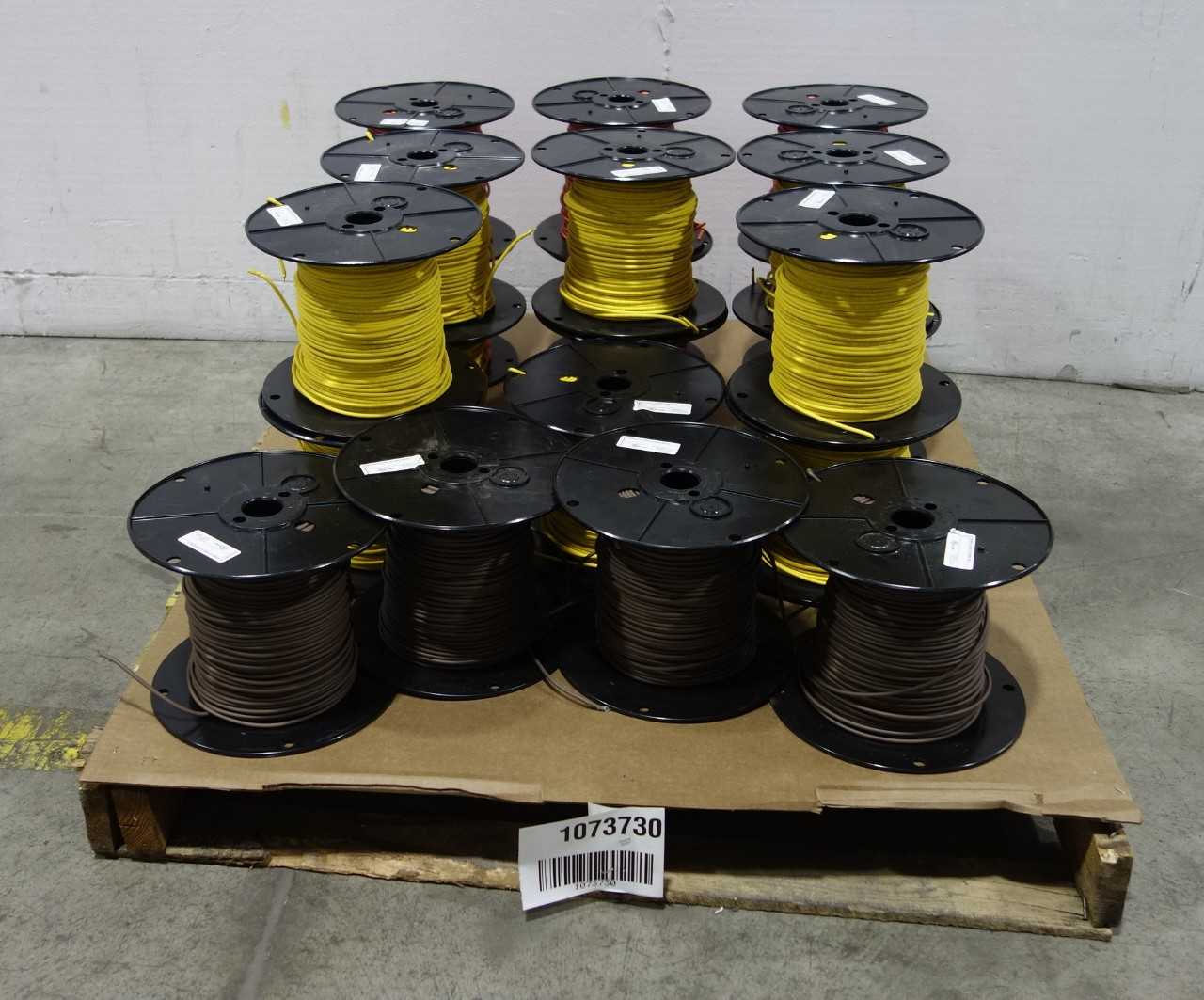 SKU 1073730- PALLET OF ASSORTED ELECTRICAL WIRE - ELECTRICAL WIRE