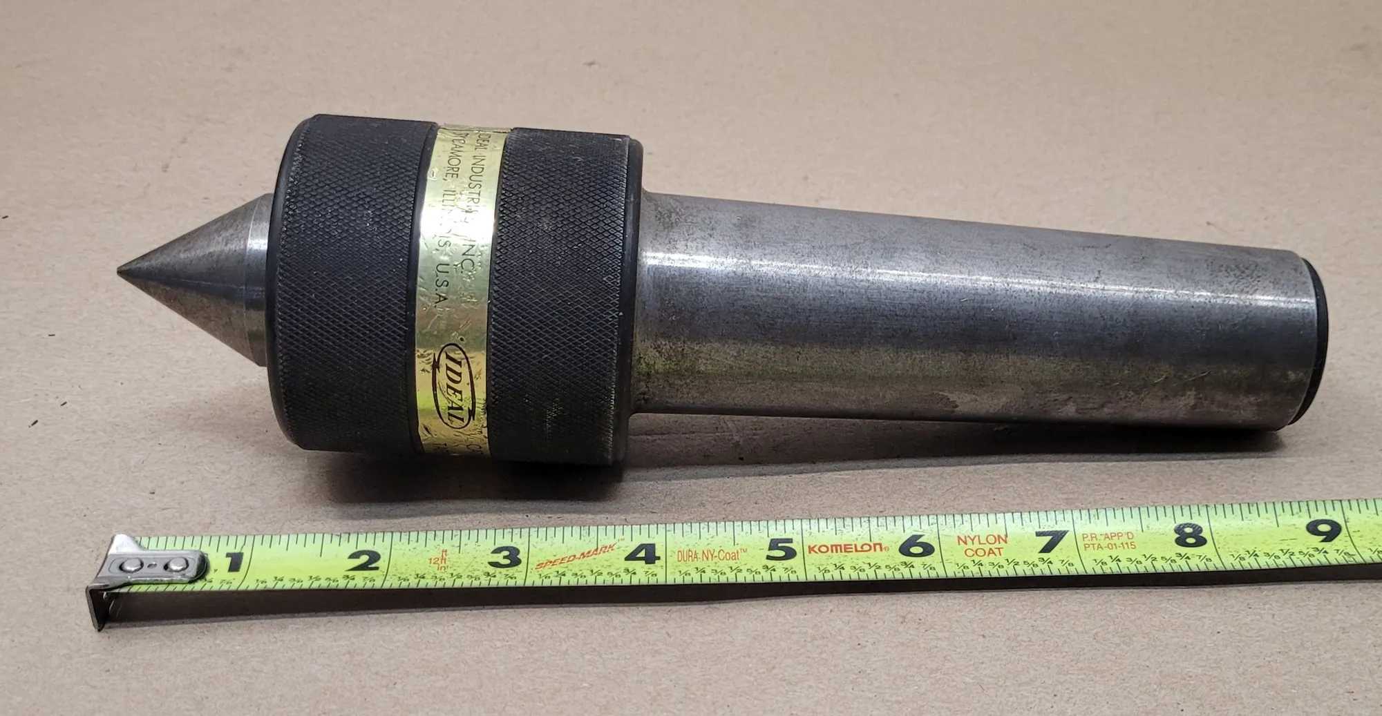 IDEAL INDUSTRIES 47-014B LIVE CENTER TOOLING, 5MT TAPER, 9-3/8" OAL - MACHINE TOOLING