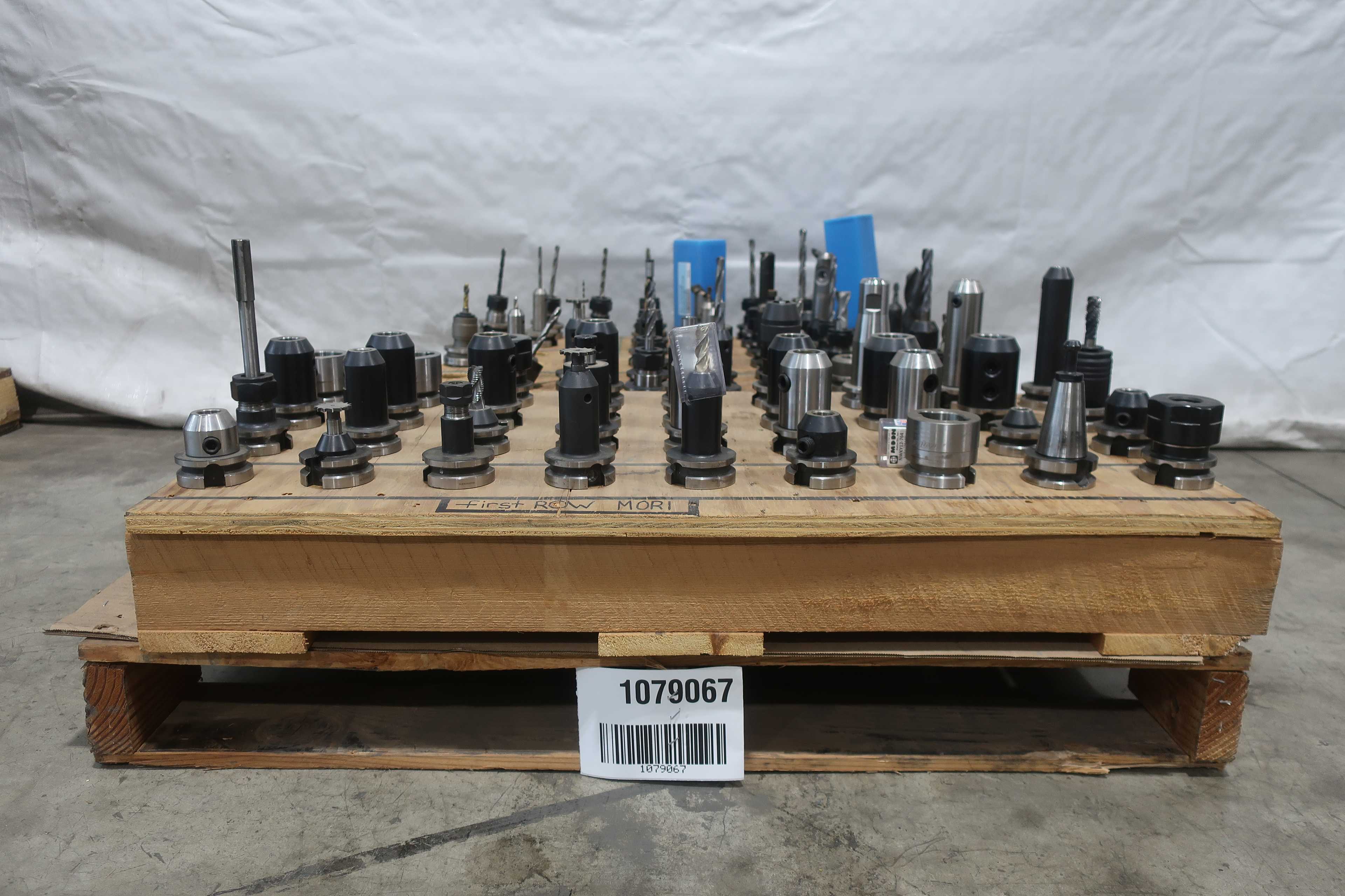 PALLET OF ASSORTED TOOL HOLDERS AND ATTACHMENTS - MACHINING