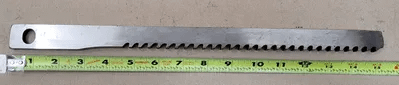 HASSAY-SAVAGE 10711 KEYSEATER BROACH, 3/8" WIDTH, 15" LENGTH, HSS-USA AF - MACHINE TOOLING