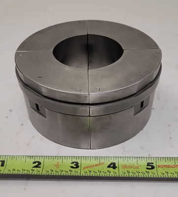SUPERIOR CINCINNATI 2 3/16" S-STYLE EMERGENCY COLLET PAD, 2" HEIGHT, NON-SERRATED - MACHINE TOOLING