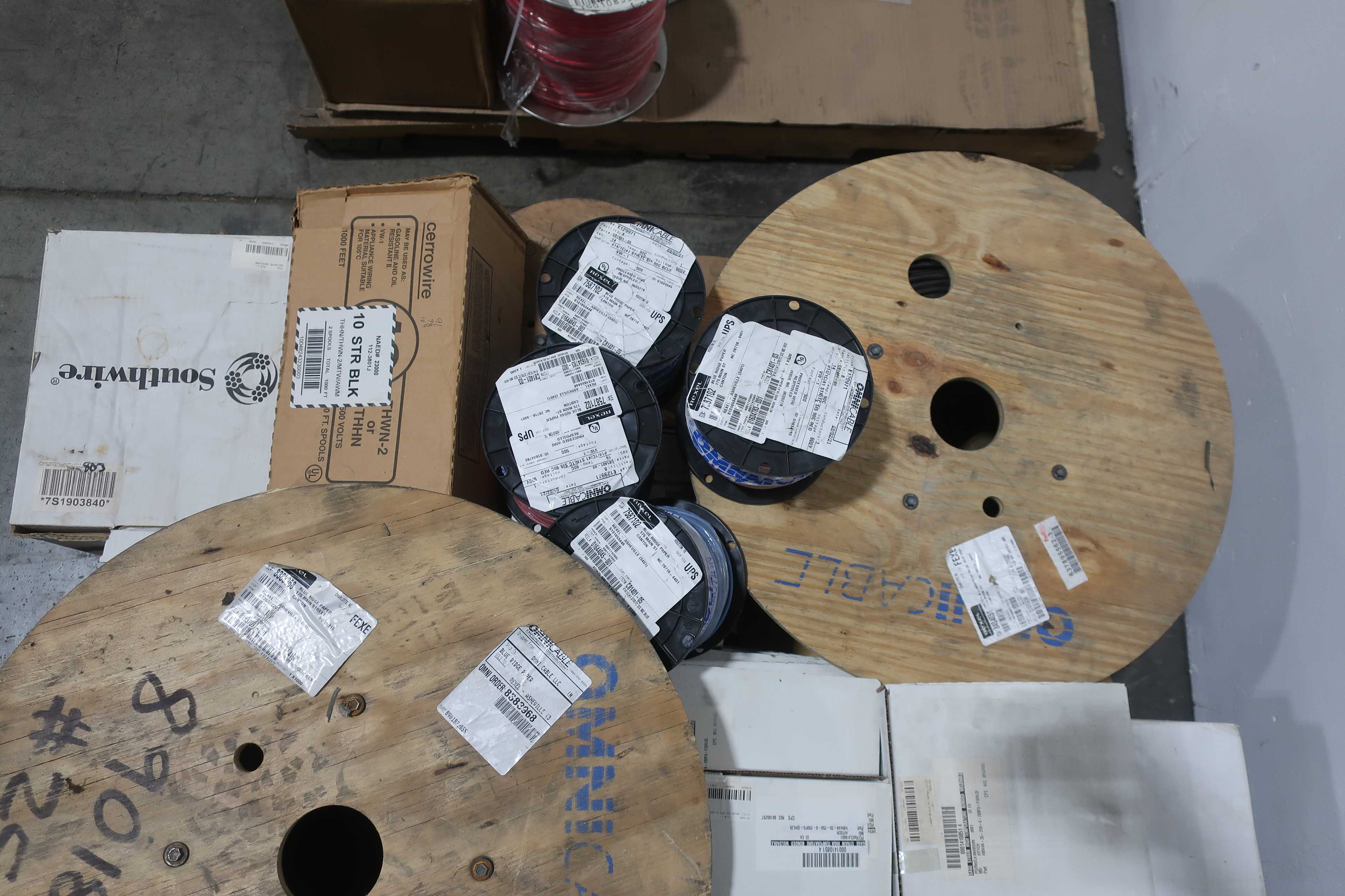 SKU 1733785 - 3 PALLETS OF ASSORTED WIRE - ELECTRICAL WIRE
