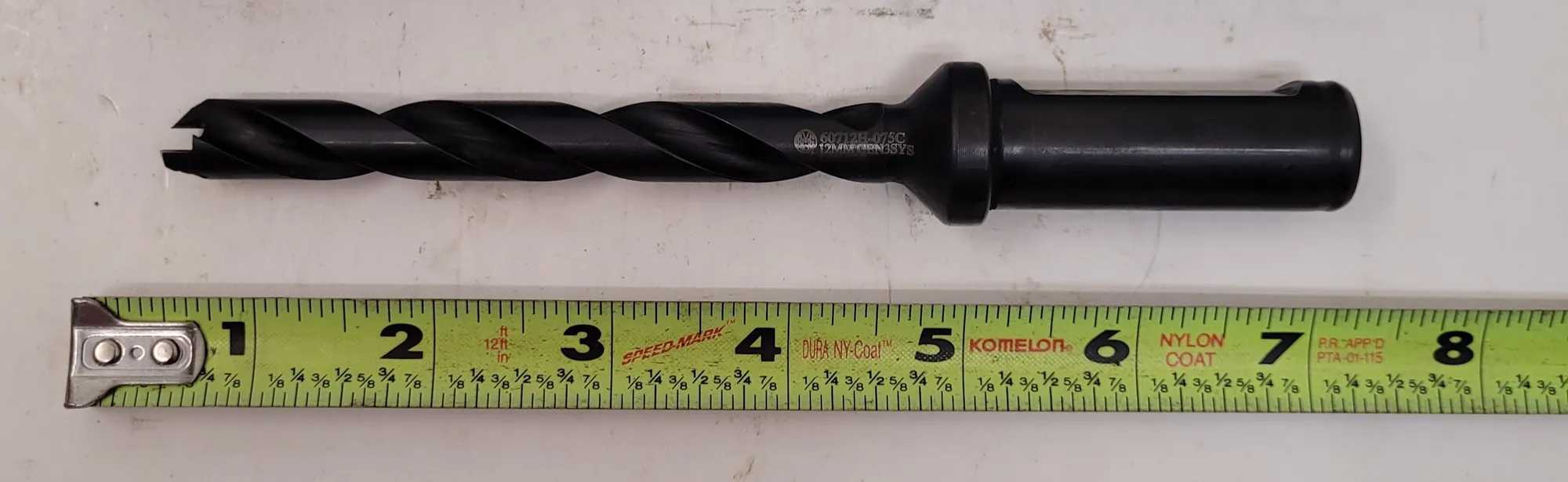 ALLIED MACHINE & ENGINEERING 60712H-075C GEN3SYS DRILL INSERT HOLDER 0.4724-0.5117 IN CAPACITY - MACHINE TOOLING