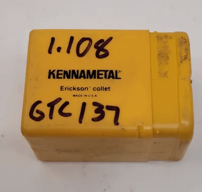KENNAMETAL GTC 137 TAP COLLET, SIZE 1.108 - MACHINE TOOLING