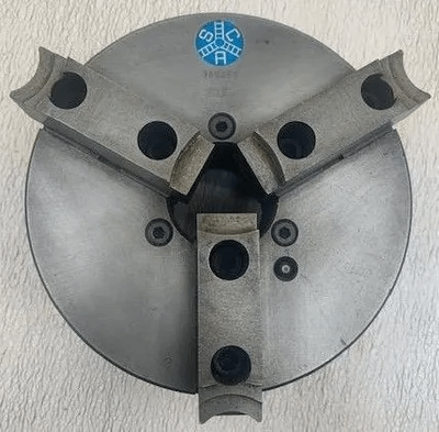 SCA 8 INCH 3 JAW CHUCK LATHE TOOLING - MACHINE TOOLING