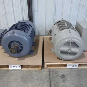 SKU 1740531 - LOT OF 2 SIEMENS 575V AC MOTORS - AC MOTOR