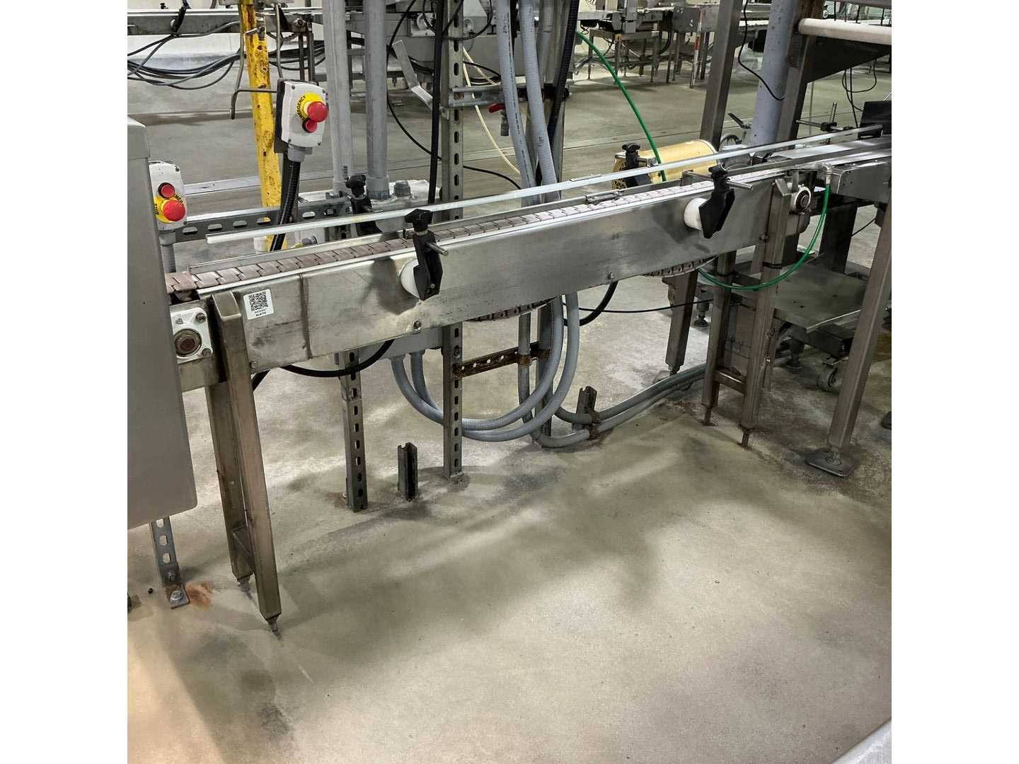 QTY 3: STAINLESS POWERED BELT CONVEYOR - BELT CONVEYOR