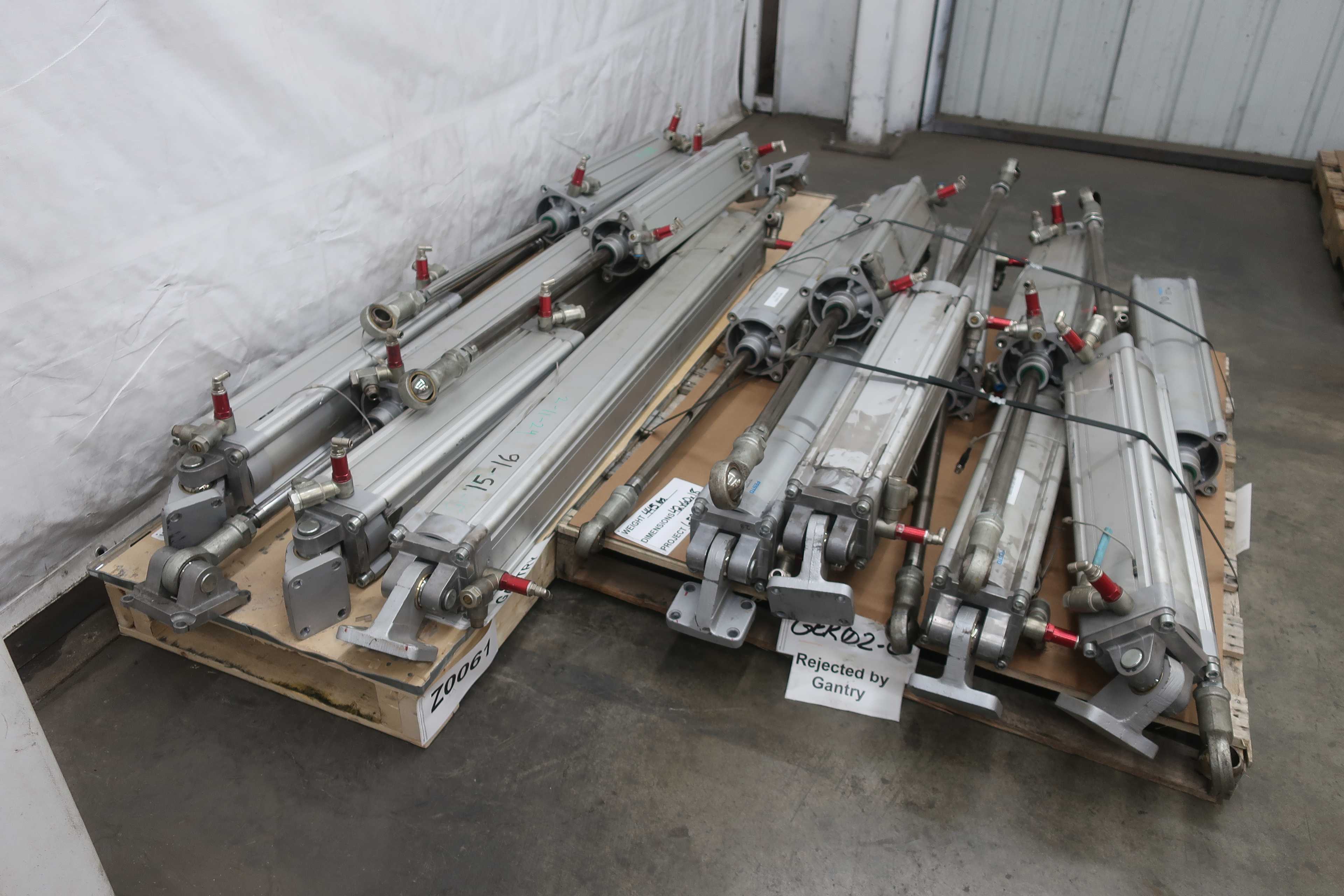 2 PALLETS OF ASSORTED FESTO PNEUMATIC CYLINDERS - PNEUMATIC CYLINDERS & ACTUATORS