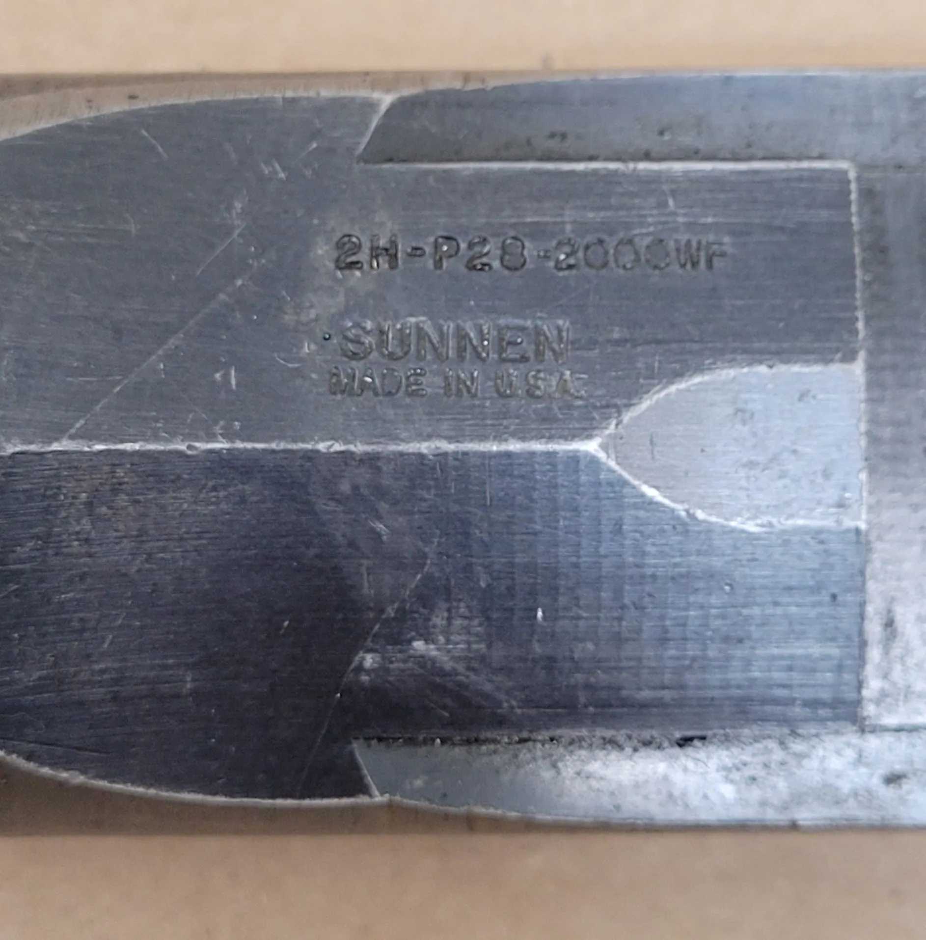 SUNNEN 2H P28 2000 WF HONING MANDREL, OAL 12.5IN, HONING DIA 1.980-2.125IN - MACHINE TOOLING