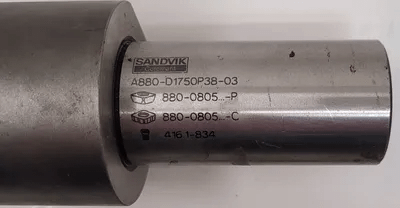 SANDVIK A880-D1750P38-03 INDEXABLE INSERT DRILL - 1.75" CUTTING DIAMETER, 5.2802" USABLE LENGTH - MACHINE TOOLING