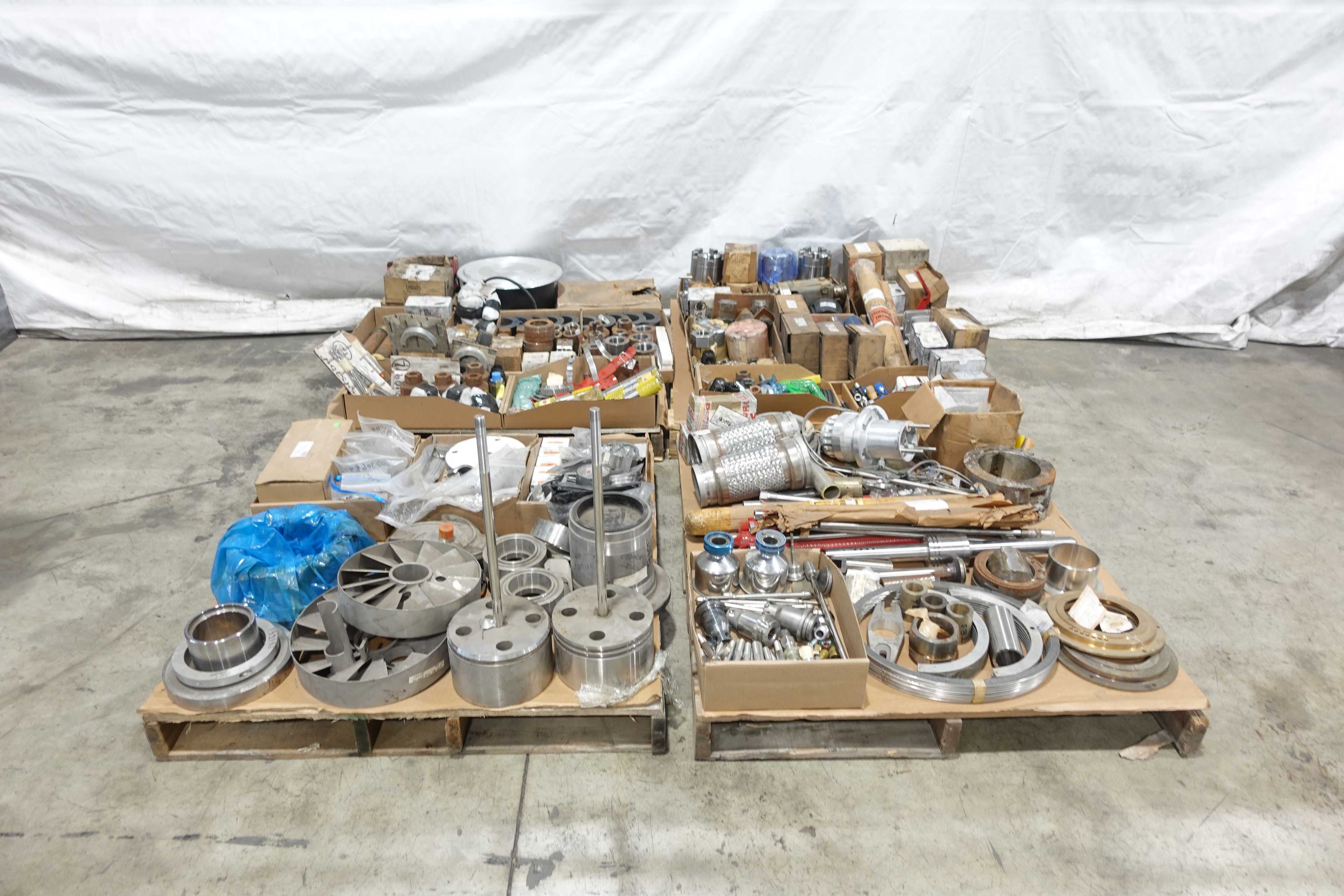 4 PALLETS OF MIXED MRO - INDUSTRIAL PARTS