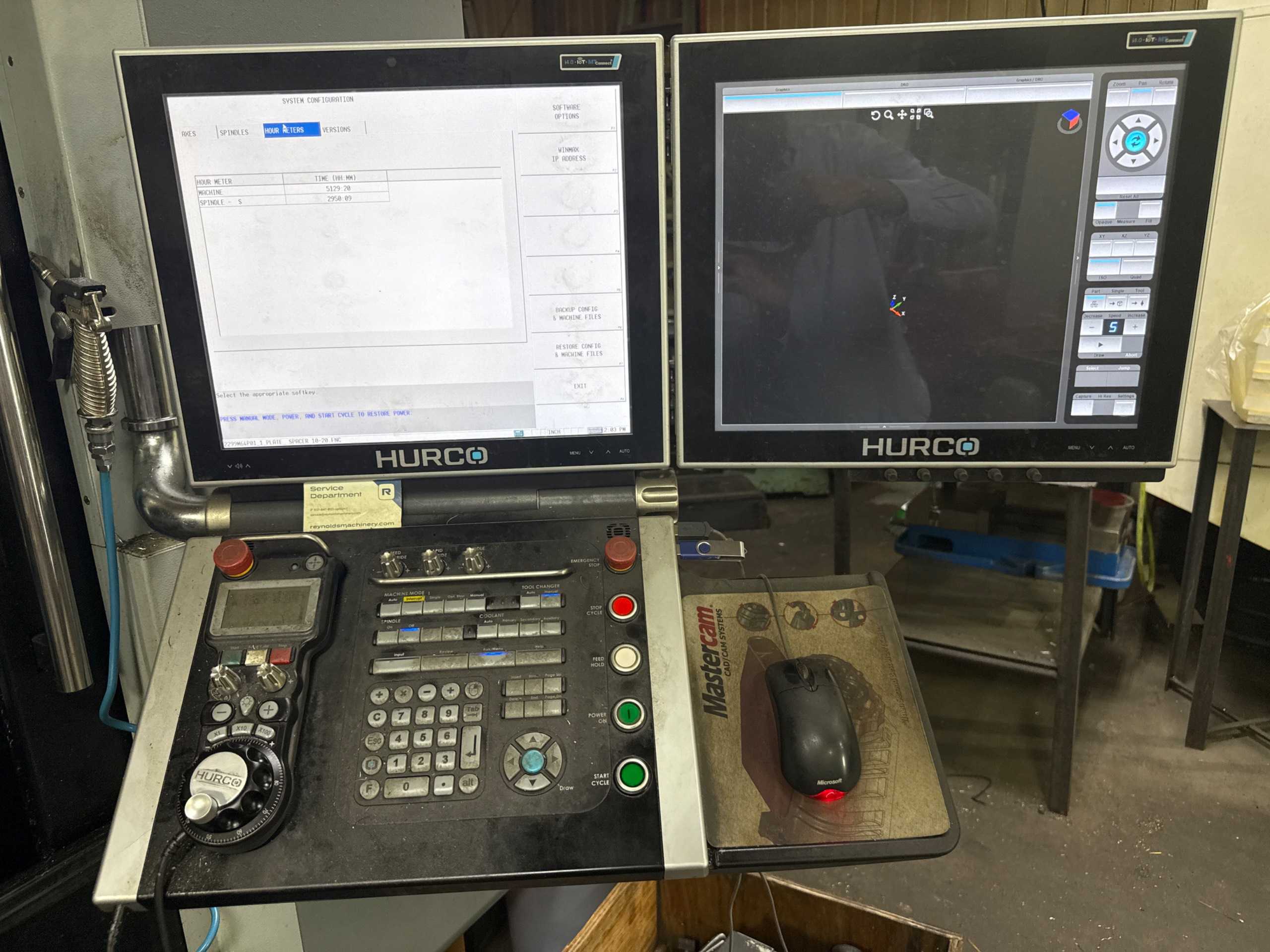 2023 HURCO VMX30I VERTICAL MACHINING CENTER 30X20X24IN, 12K RPM, 18HP, CAT40, 30ATC, 40X20TBL - VERTICAL MACHINING CENTERS