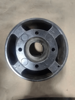 BUCK 8" 4-JAW LATHE CHUCK W/ PLAIN BACK, 3.17" SPINDLE NOSE FIT - MACHINE TOOLING