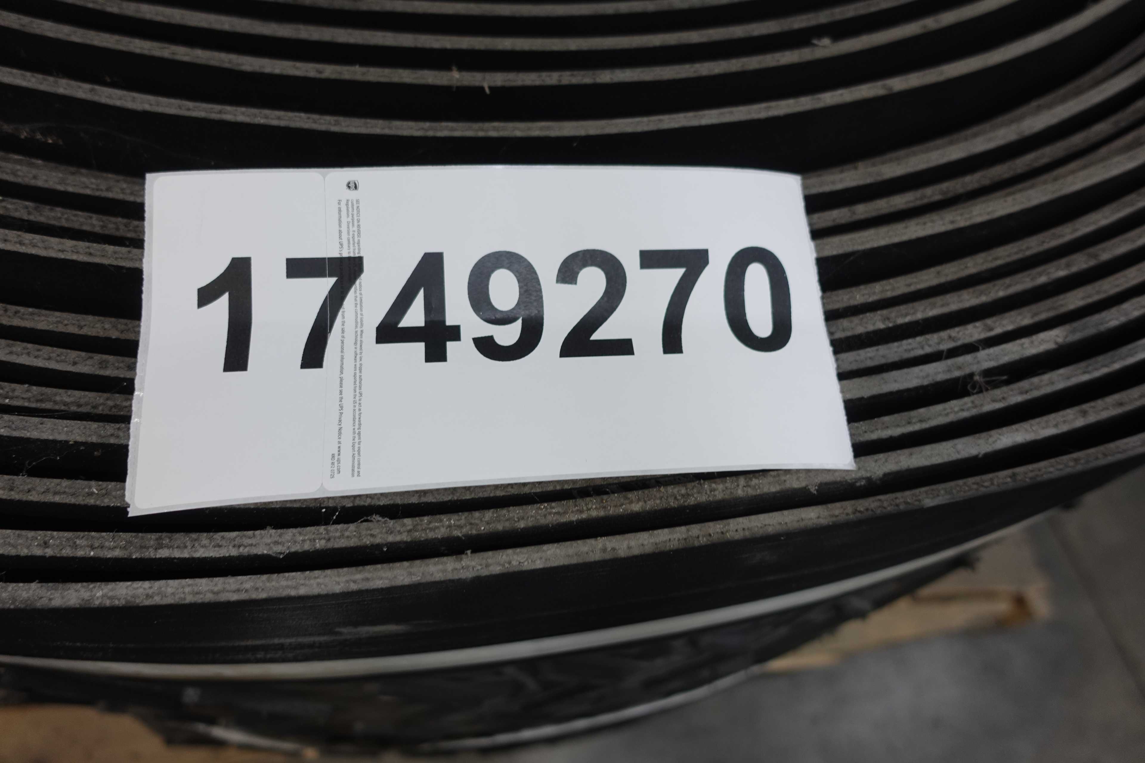 SKU 1749270 - TREADED RUBBER CONVEYOR BELT, 36" WIDE, 1/4" THICK, UNKNOWN LENGTH - CONVEYOR PARTS