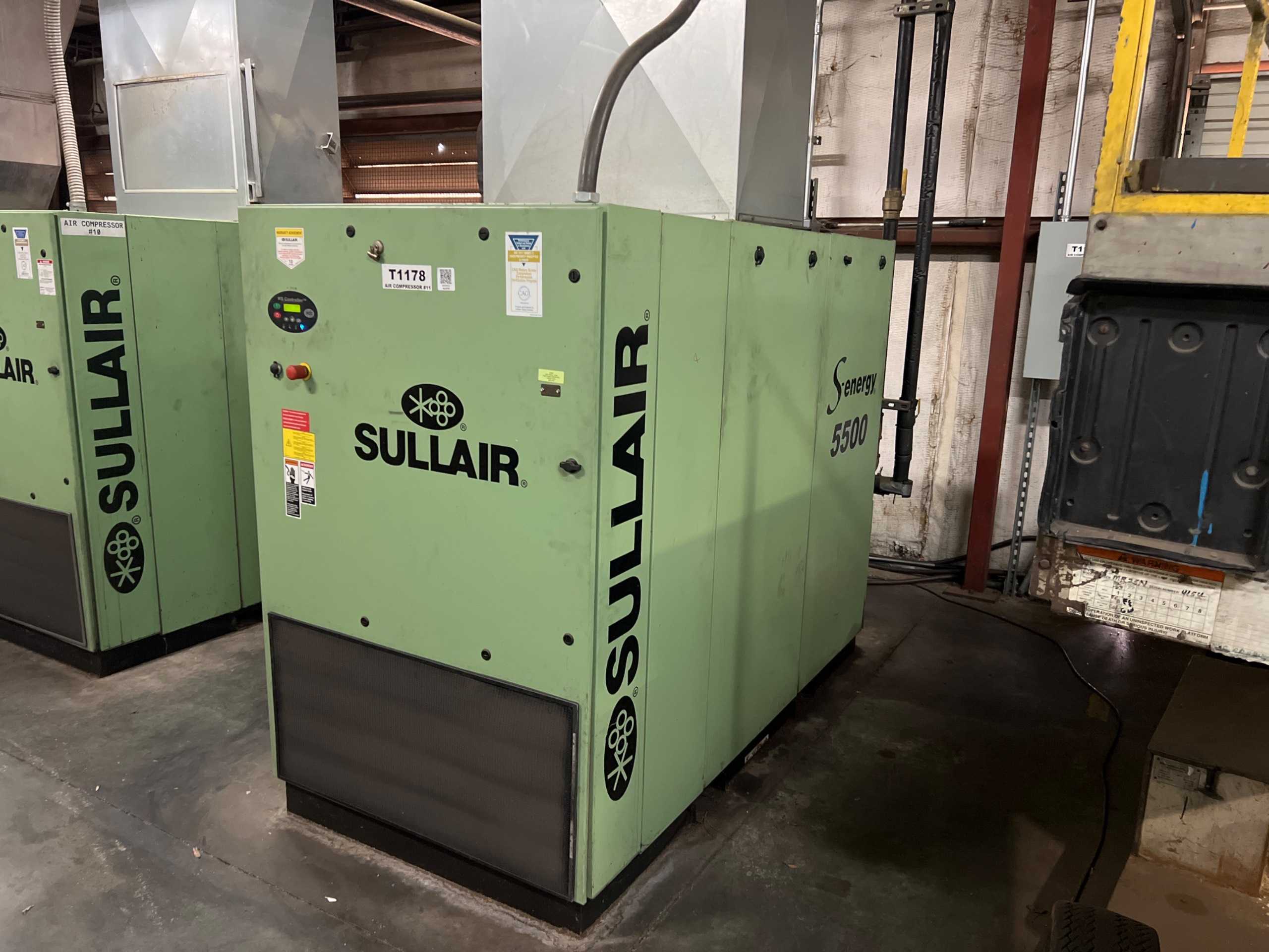 2017 SULLAIR 5509B AC STATIONARY AIR COMPRESSOR - STATIONARY AIR COMPRESSOR