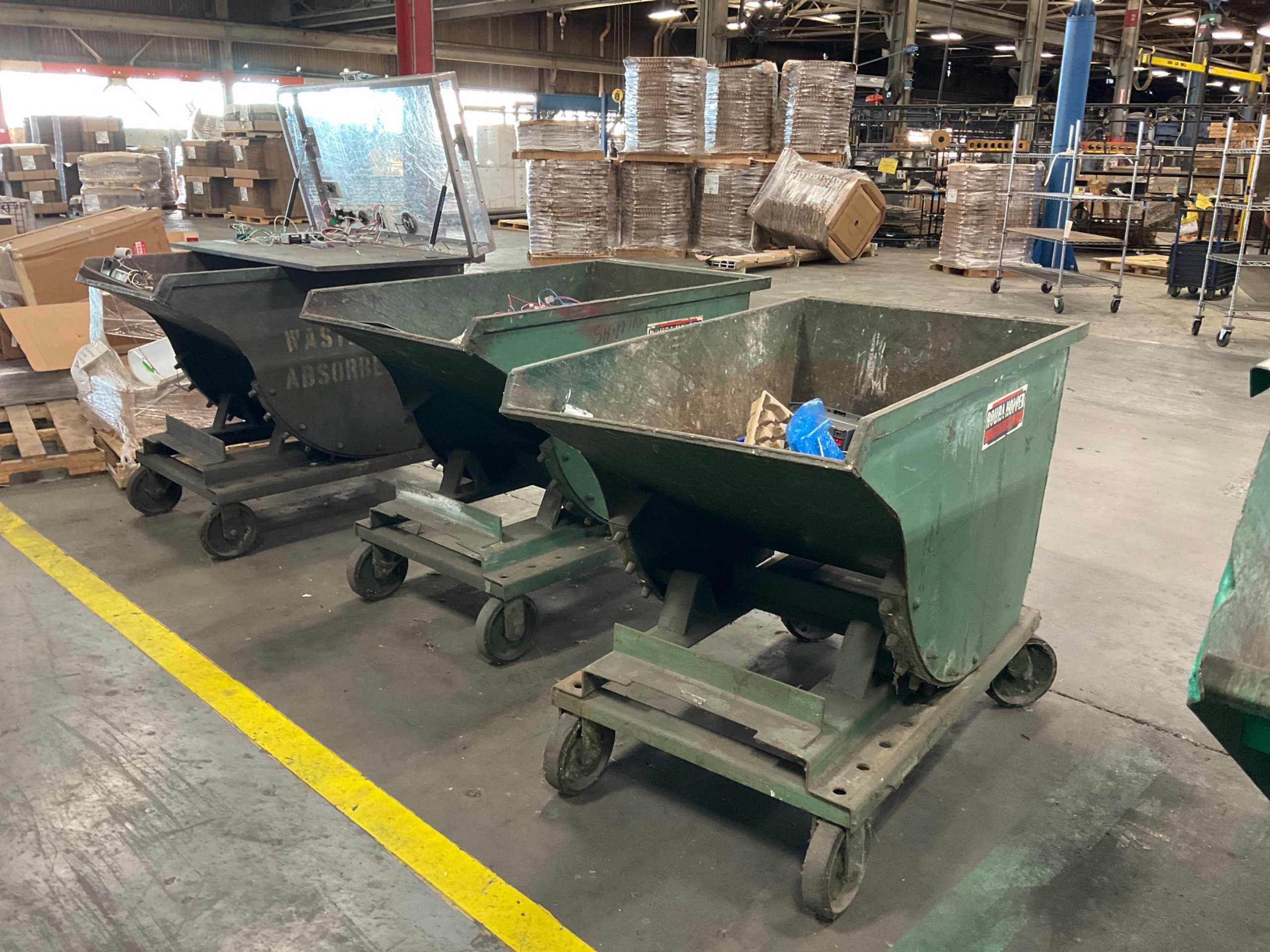 QTY 3: SELF DUMPING HOPPER QTY 3: SELF DUMPING HOPPER