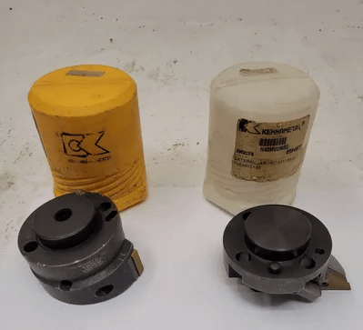 KENNAMETAL BORING HEADS LOT OF 2 (H40MVUNR3, H4DCLNL6W) 2.5" SHANK/3.25" MIN BORE - MACHINE TOOLING
