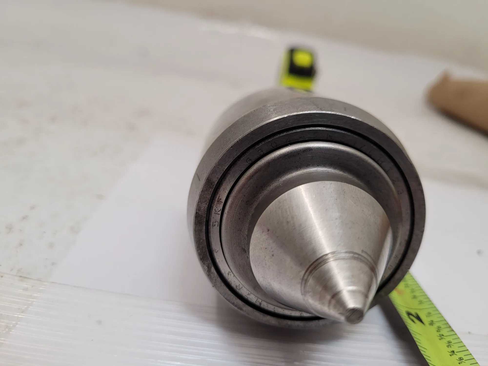 ARGENTINA LIVE CENTER 5MT, 1.25IN HEAD DIAMETER, 5 MORSE TAPER - MACHINE TOOLING