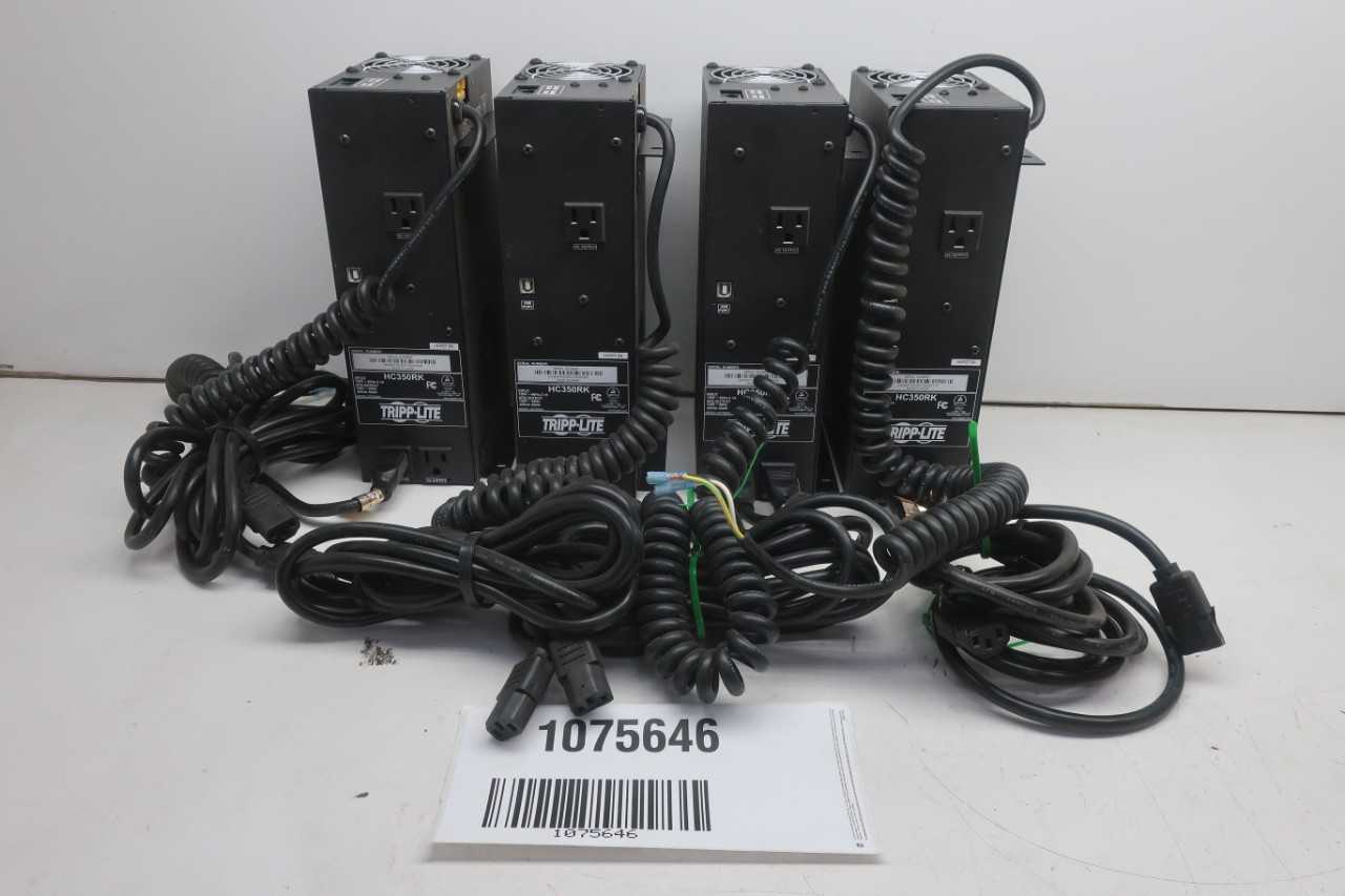 SKU 1075646 - LOT OF 4 TRIPP LITE HC350RK MOBILE POWER RETROFIT KITS - ELECTRICAL PARTS