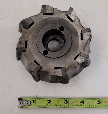 KENNAMETAL KDNR4SN415MB 4.0" INSERT FACE MILL, 1.50" BORE, 8 INSERT SLOTS - MACHINE TOOLING