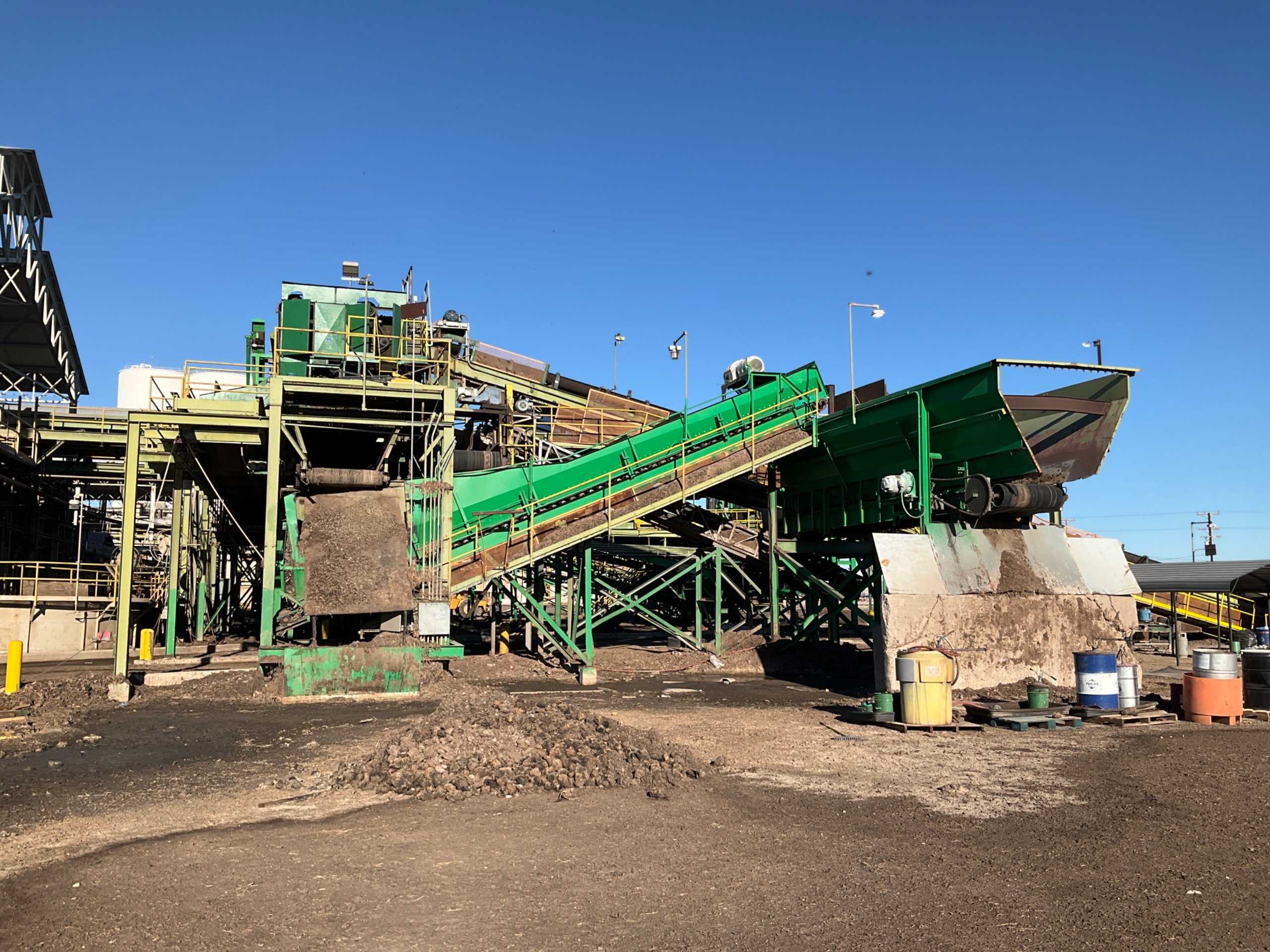 PPI INCLINE BELT CONVEYOR & HOPPER SYSTEM WITH SCALE - BELT CONVEYOR
