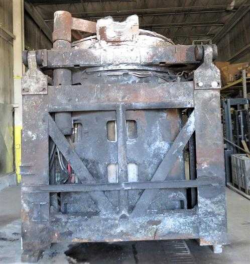 INDUCTOTHERM VIP POWER MELT CORELESS INDUCTION FURNACE, 1750KW, 70HZ, 7.5T CAPACITY - MELTING FURNACE