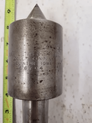 COLLIS LIVE CENTER 4MT TAPER - MACHINE TOOLING