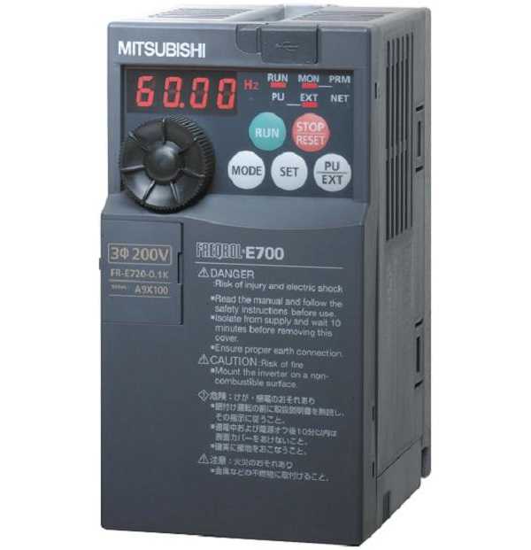 MITSUBISHI FR-E710W-050-NA AC VFD DRIVE - AC VFD DRIVES
