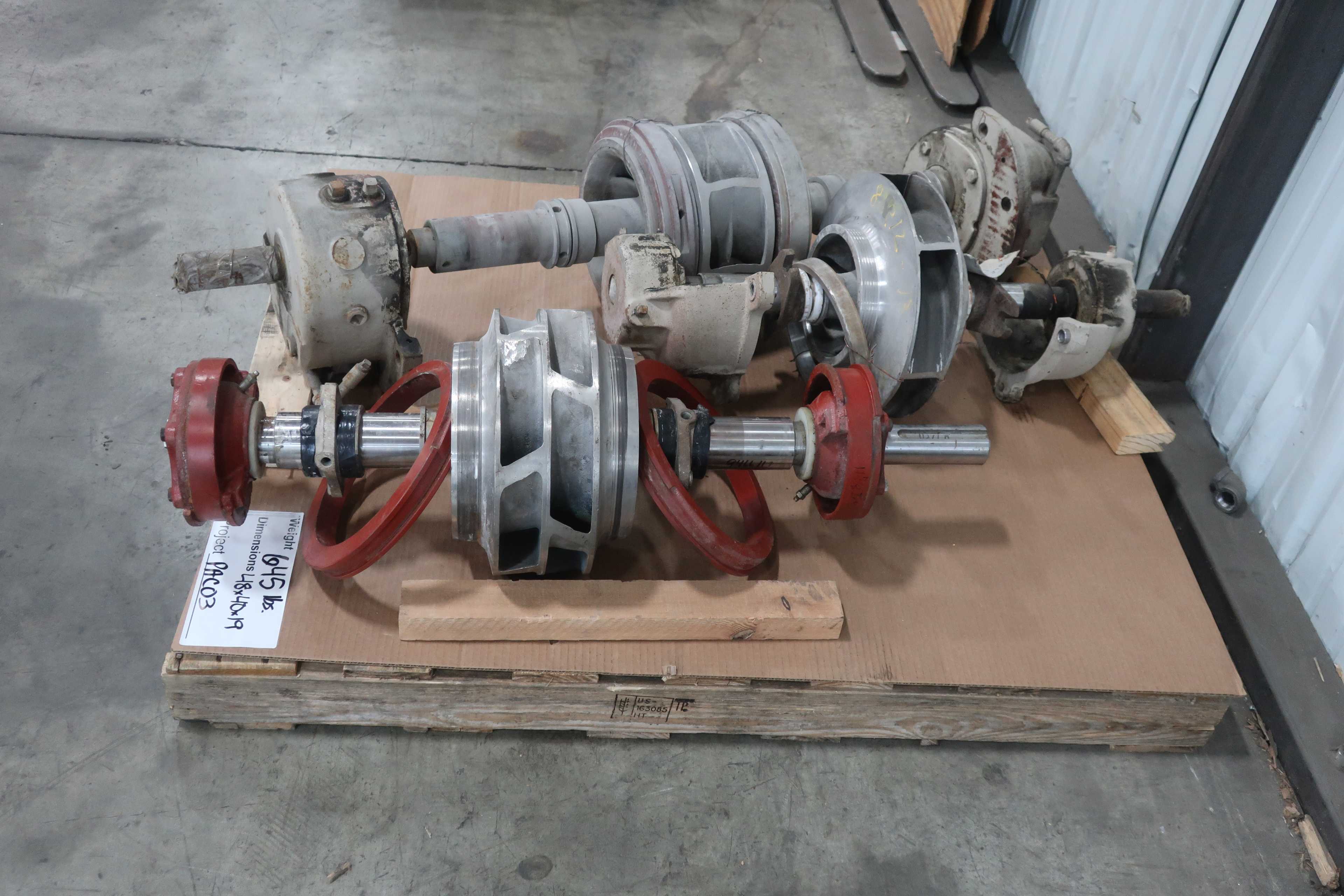 BULK QTY OF PUMP IMPELLER ASSEMBLIES - PUMP REPLACEMENT PARTS