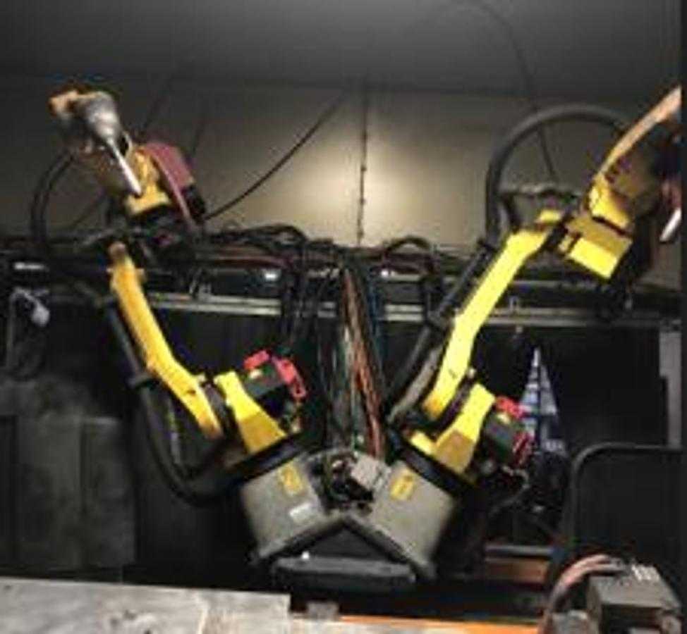 2015 GENESIS/FANUC ARCMATE 100IC/12 DUAL WELDING CELL, 12KG, 1420MM REACH, R-30IB CONTROL - ARTICULATED ROBOTS