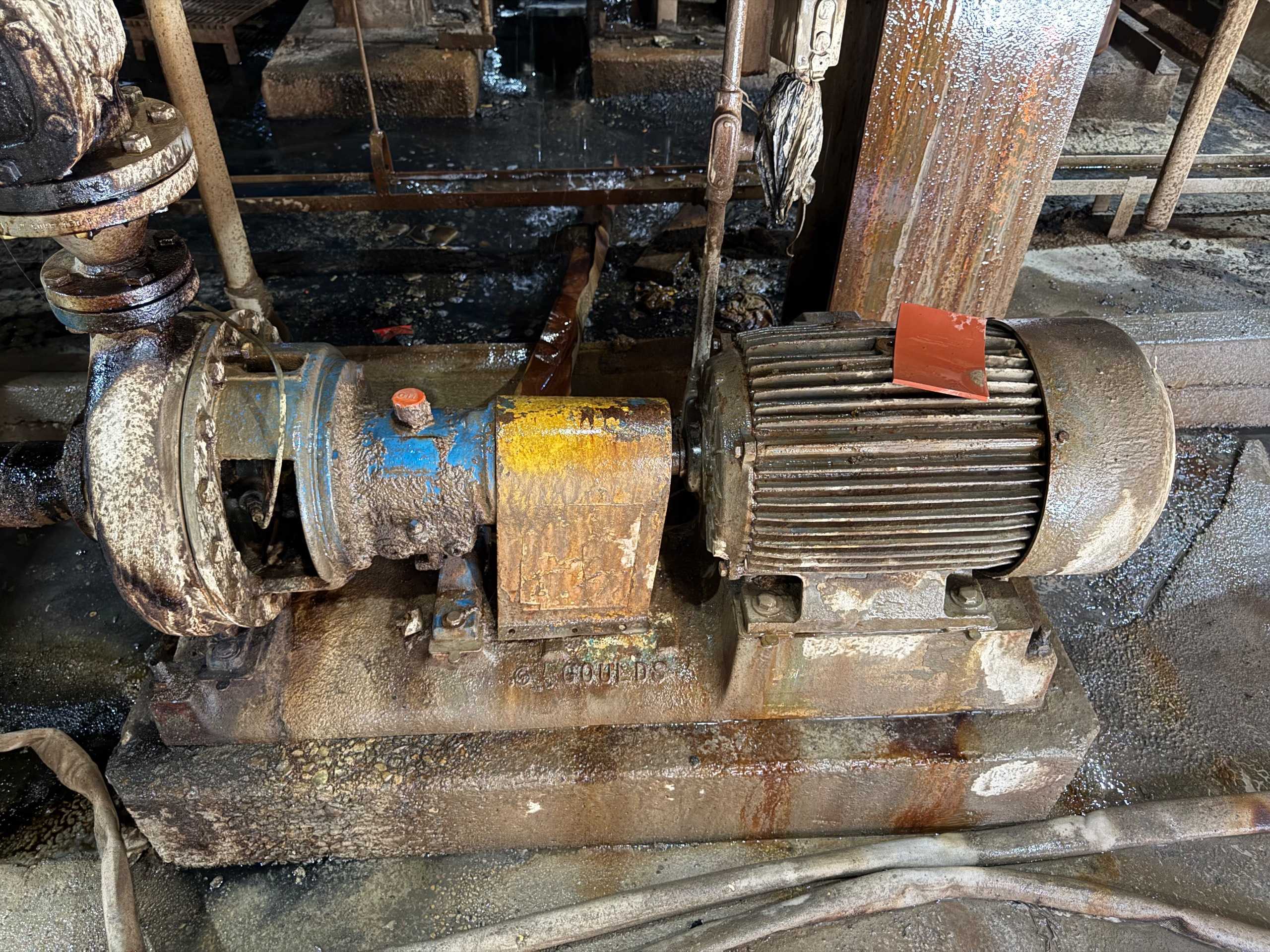 GOULDS 3196 PUMP & 30HP MOTOR ASSEMBLY - PUMP & MOTOR ASSEMBLY