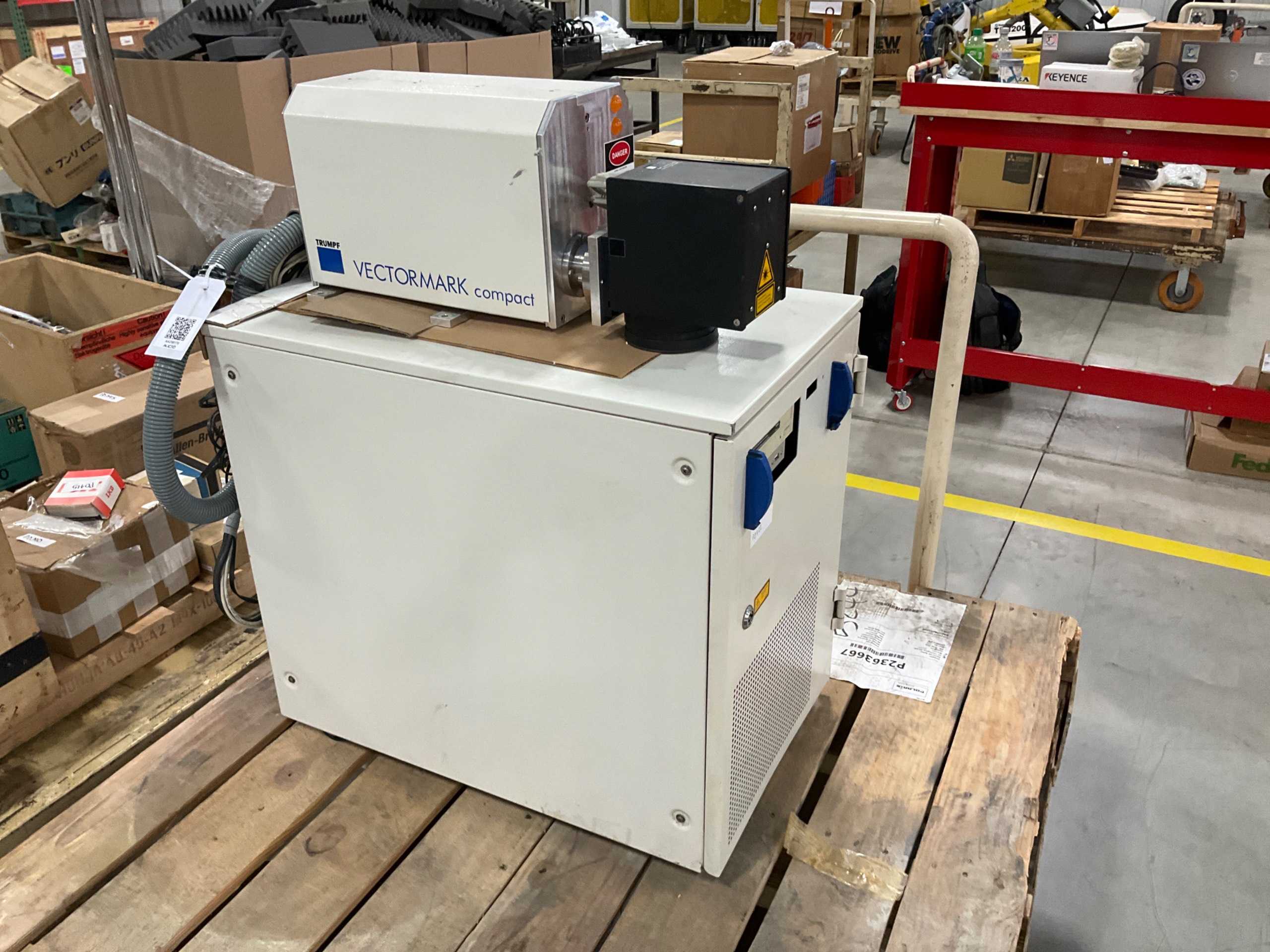 2008 TRUMPF VECTORMARK COMPACT LASER MARKING SYSTEM - PROCESS EQUIPMENT