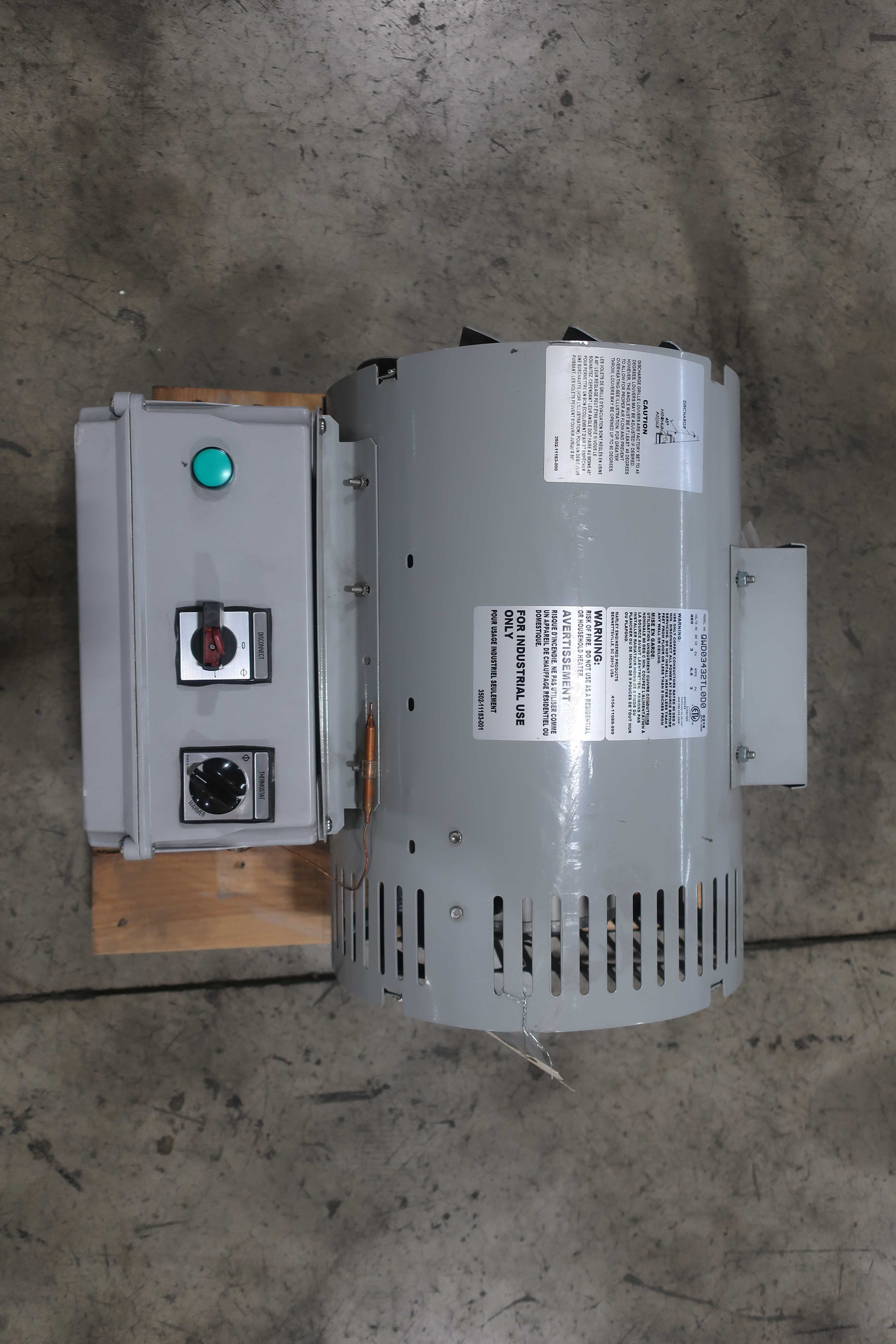 MARLEY QWD03432TL0D0 ELECTRIC HEATER - UNIT HEATER