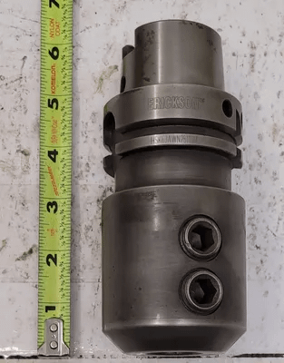 KENNAMETAL ERICKSON HSK63AWN25110M WHISTLE NOTCH ADAPTOR - MACHINE TOOLING
