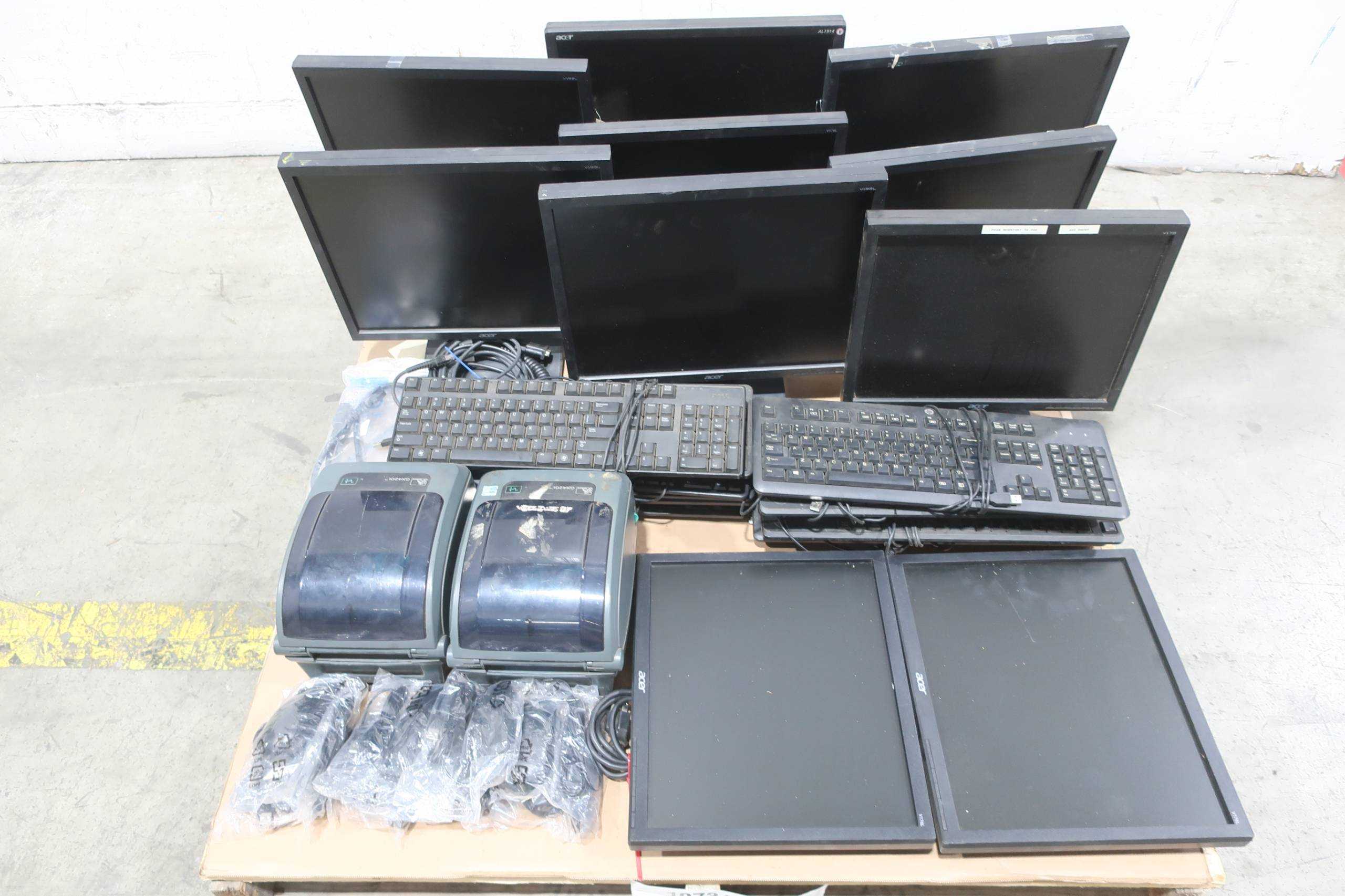 1 PALLET OF ASSORTED OFFICE EQUIPMENT - ELECTRICAL COMPONENTS