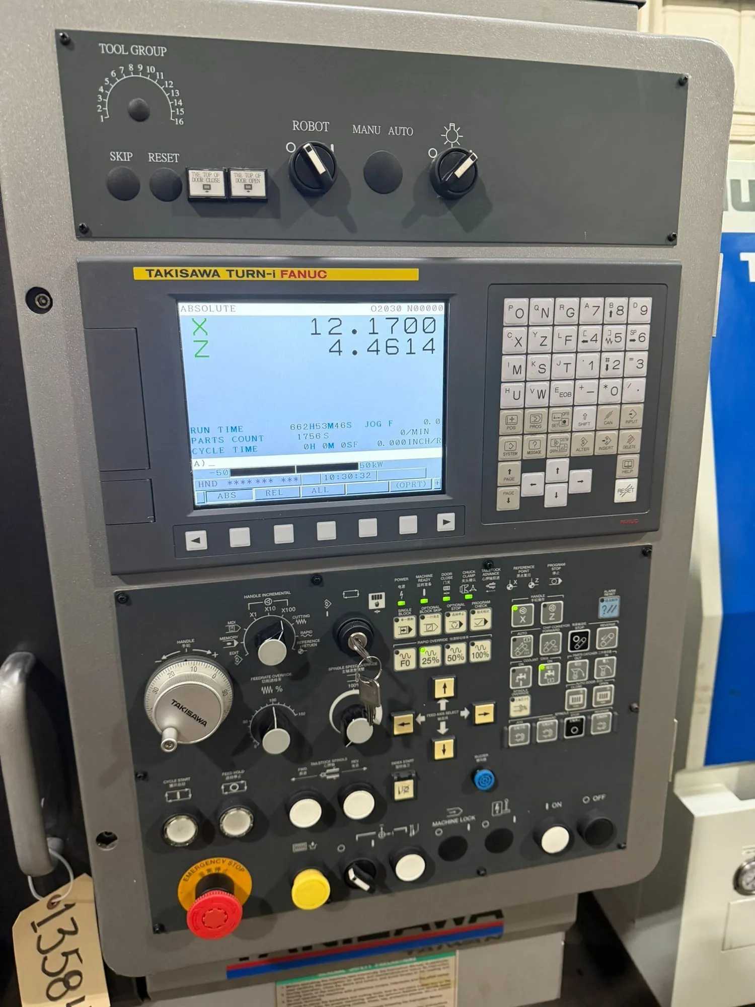 2021 TAKISAWA LA200 CNC LATHE, 2-AXIS, 3,200 RPM, 15 HP, 8" CHUCK - CNC LATHES